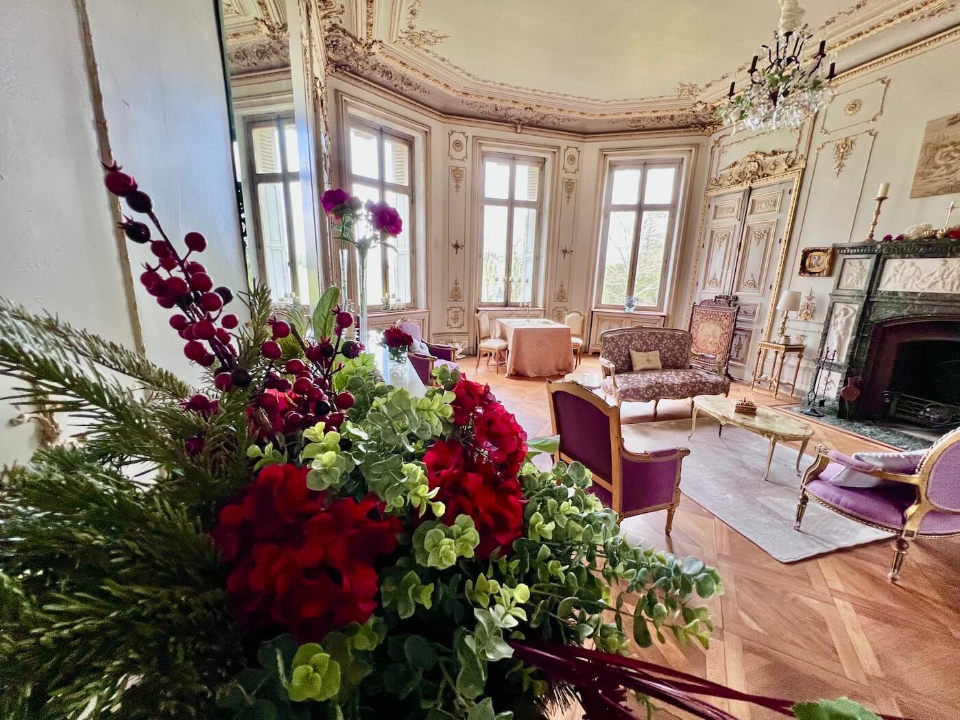 Flowers in the salon